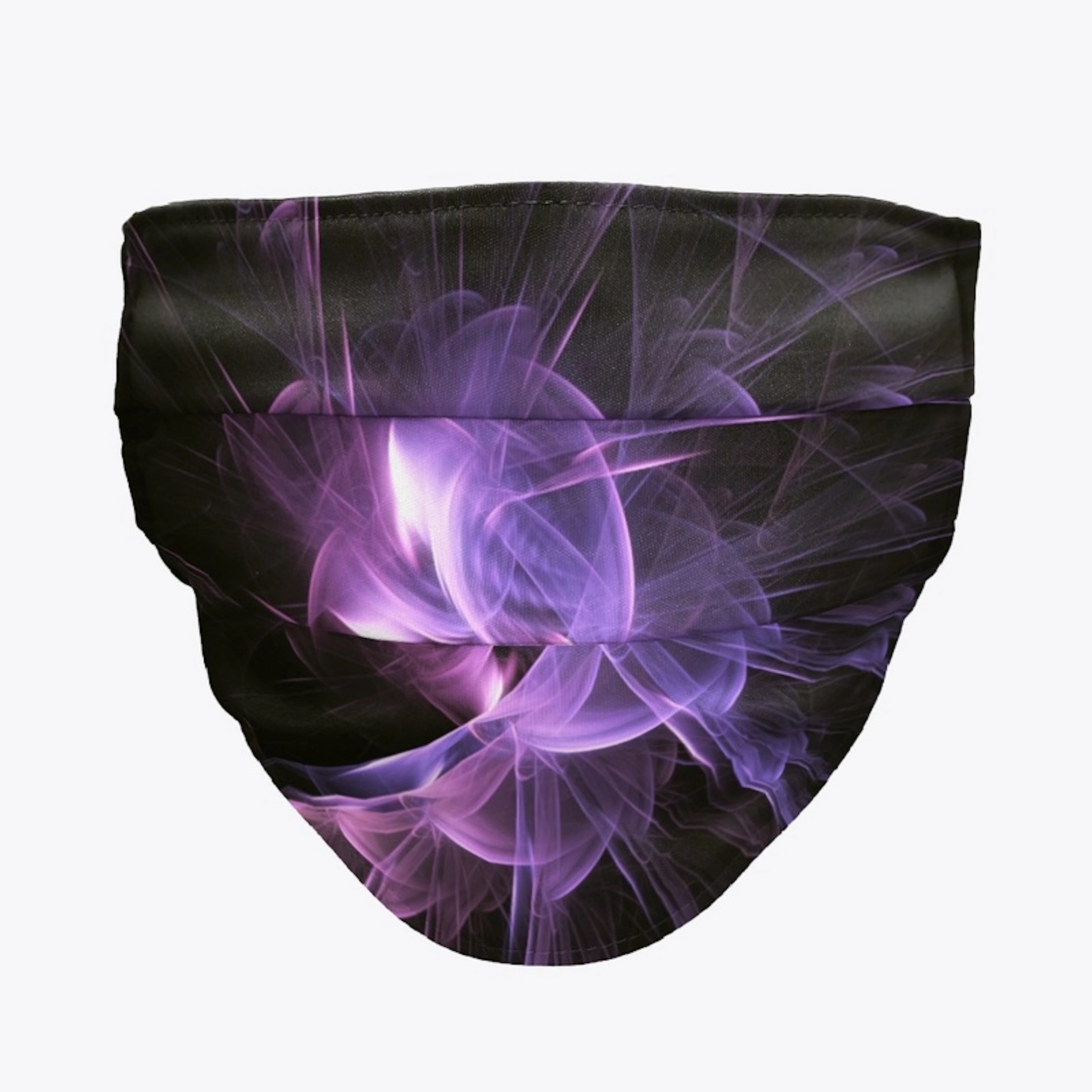 Purple explosion face mask