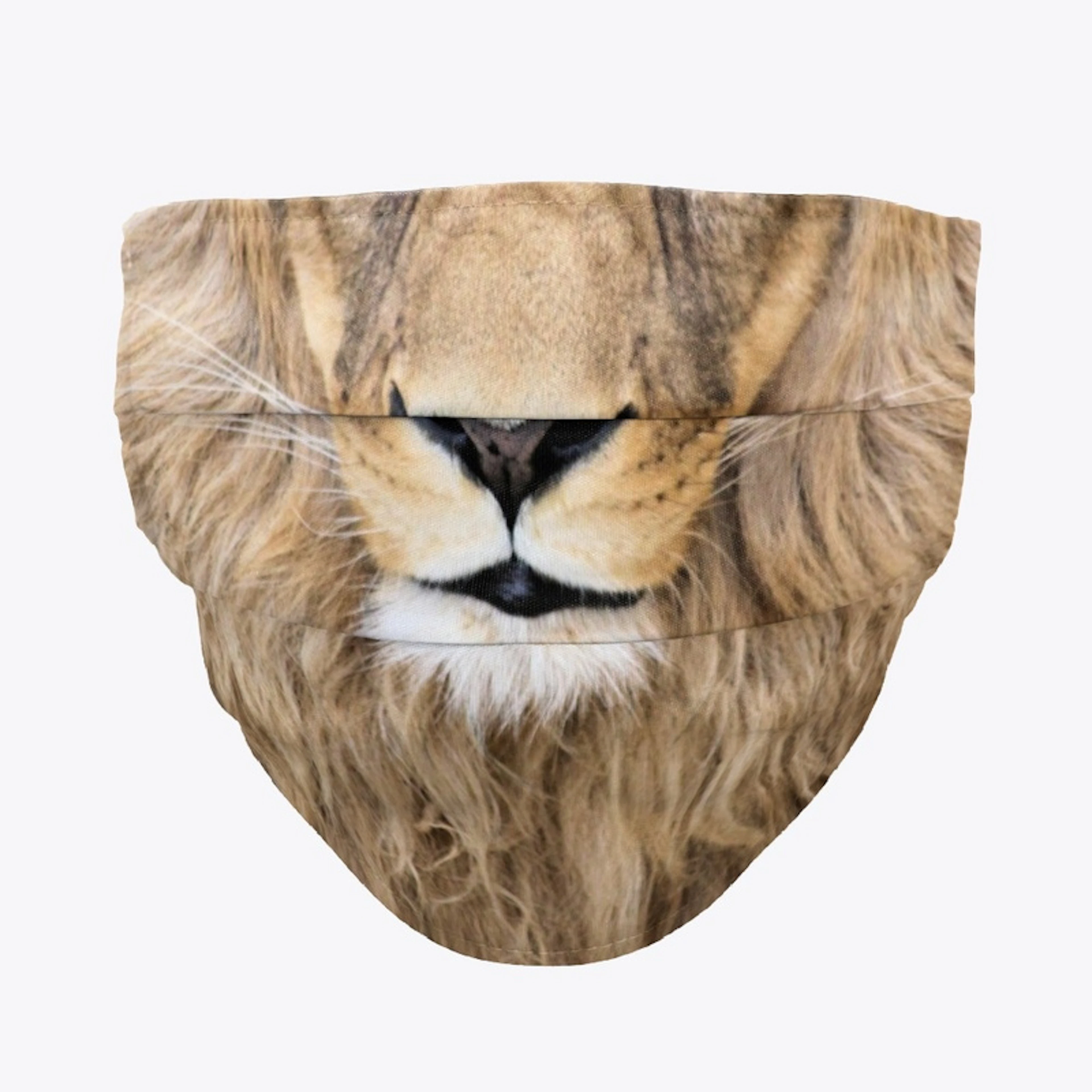 Lion and mane face mask